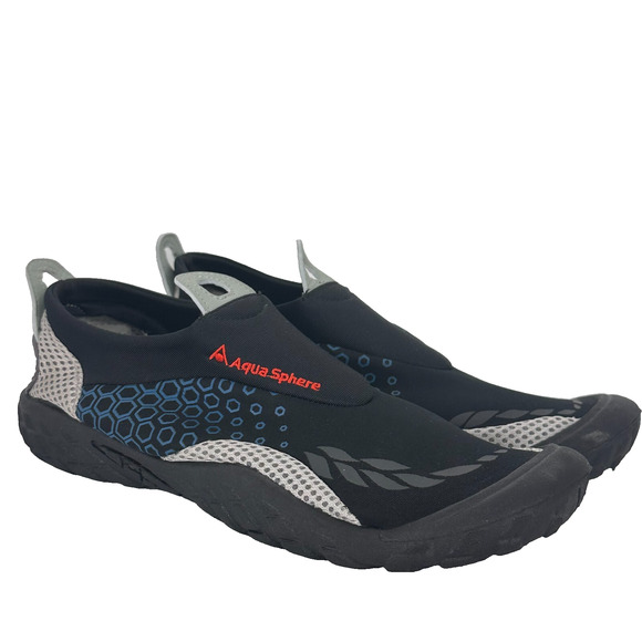 Aqua‎ Sphere Sporter Beachwalker Black Blue Beach Shoes Pool River Size M9 W11 - Picture 1 of 11